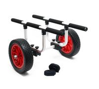 TTCarrello in alluminio per trasporto kayak e canoe Ruote in PU Ø 31 cm Max 90 k