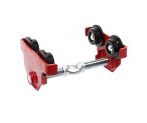 TTCarrello porta paranco gru max 2000kg manuale 66-220mm regolabile Portaparanco