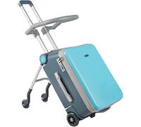TTCHDPBX Valigia Bagaglio a Mano Il bagaglio a mano multifunzionale impermeabile può sedersi e salire a bordo del bagaglio da viaggio Resistenza all'usura e assorbimento degli urti