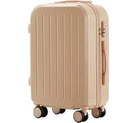 TTCHDPBX Valigia Bagaglio a Mano Valigetta portatile comoda per trolley Valigia rigida in pelle per valigie con ruote universali per studenti durevoli