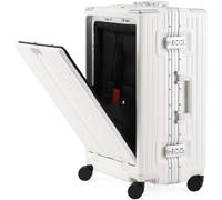TTCHDPBX Valigia Bagaglio a Mano Valigia Rigida con Porta di Ricarica USB e Valigia Trolley da Viaggio Portatile con Serratura doganale TSA Bagagli dal Design Aperto Anteriore