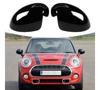 TTCR-II 2 PCS Calotte Specchietti Compatibile con Mini Cooper R55 R56 R57 R58 R59 R60 R61 2007-2015, R56 Copri Specchietti, R57 Sinistr Destra Calotta Specchietto (Specchio Pieghevole Elettrico)