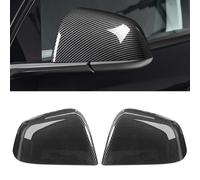 TTCR-II 2 PCS Compatibile con Calotte Degli Specchietti Tesla Model Y 2020 2021 2022 2023 2024 Copri Specchietto Laterale Model Y Copri Specchietti Sinistr Destra Tesla Accessori-Fibra di Carbonio