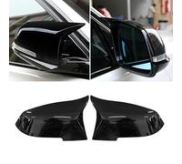 TTCR-II 2 PCS Compatibile con Ricambio Specchietti Esterni BMW Serie 1 F20 F21/2'F22 F23 F87/3'F30 F31 F34/4'F32 F33 F36/i3 I01/X1 E84 Tappo Copri Specchietto Laterale Sinistra+Destra-Nero Brillante