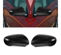 TTCR-II 2 PCS Compatibile con Ricambio Specchietti Esterni Nissan Qashqai J10 2007-2014, Tappo Copri Specchietto Laterale Qashqai J10 2008, Coperchio a Specchio Qashqai Sinistra + Destra - Nero