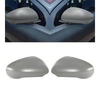 TTCR-II 2 PCS Compatibile con Ricambio Specchietti Esterni Nissan Qashqai J10 2007-2014, Tappo Copri Specchietto Laterale Qashqai J10 2008, Coperchio a Specchio Qashqai Sinistra + Destra - Grigie