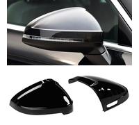 TTCR-II 2PCS Compatibile con Calotte Specchietti Audi A4 A5 RS4 B9 S5 RS5 2017 2018 2019 2020 2021 2022 2023, Sinistra + Destra Laterale Copri Specchietto Retrovisore A4 A5 RS4 con Side Assist-Nero
