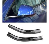 TTCR-II 2PCS Compatibile con Tesla Model Y Calotta Specchietto Laterale Decorare 2017-2024 Adesivo Anti-Collisione Copertura Specchio Retrovisore Model Y Protector Sticker-Fibra di Carbonio
