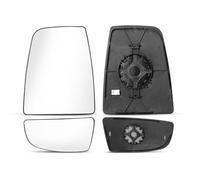 TTCR-II 2PCS Compatibile con Vetro Specchio Ford Transit MK8 2014-2023 Vetro Specchietto Retrovisore Riscaldato, Specchio Retrovisore Superiori e Inferiori Transit MK8, 1823985 BK3117K741AA-Sinistro