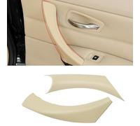 TTCR-II 2PCS Nessun Smontaggio Compatibile con Maniglia Porta BMW Serie 3 E90 E91 E92 E93 316 318 320 323 325 328 330 335 (2005-2011), E90 Maniglia per Porta a Clip Lato Passeggero Destro-Beige
