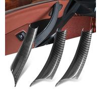 TTCR-II 3PCS Maniglia Porta Interno Compatibili con b_mw X5 E70 2008-2013,X6 E71/E72 2008-2014 Maniglie Anteriore Destra X5 X6 Porta Posteriora Sinistra e Porta Posteriore Destra (Fibra Di Carbonio)