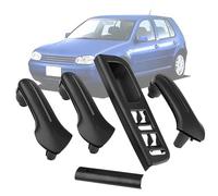 TTCR-II 5PCS Compatibile con Maniglia VW Bora Variant Golf IV Maniglia Interna Destr Maniglia Della Porta Sinistra PASSAT B5/JETTA/GOLF MK4 Maniglie Interne per Portiere Auto-Nero
