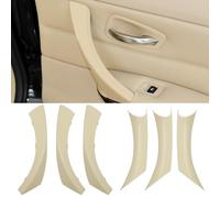 TTCR-II 6PCS Nessun Smontaggio Compatibile con Maniglia Porta BMW Serie 3 E90/E91/E92/E93 316 318 320 323 325 328 330 335, Maniglia Interna Sinistra + Destra E90 E91 E92 E93 2005-2011-Beige