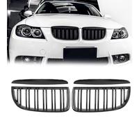 TTCR-II Compatibile con BMW E90 Griglia a Doppia del Radiatore Nera per BMW Serie 3 E90 E91 2005-2008 320i 325i 325xi 323i 328i 328xi 335i 335xi OE: 51712151895, 51712151896, 51137120008, 51137120007