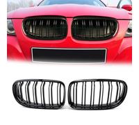 TTCR-II Compatibile con BMW E90 Griglia, Griglia a Doppia del Radiatore Nera per BMW Serie 3 E90 E91 2009-2011 328i 318i 320i 323i 325i 330i 335i 4D 4 Porte, OE: 51137201967 51137201968 51137201969