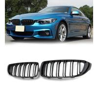 TTCR-II Compatibile con BMW F32 Griglia, Griglia a Doppia del Radiatore Nera per BMW Serie 4 F32 F33 F36 2014-2018 F80 F82 F83 M3 M4 2015-2019, OE: 51137294813 51137294815 51137294819 51137294817