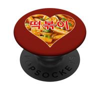 Tteokbokki Coreano Cibo Amore Cuore PopSockets PopGrip Adesivo