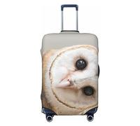 Ttetddd Copertura protettiva per valigie da viaggio con gufo carino, lavabile, copertura per valigia, con cerniera e fibbia, 81,3 cm, Simpatico gufo., x-large