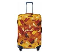 Ttetddd Maple Leaves - Copertura protettiva per bagagli da viaggio, lavabile, con cerniera e fibbia, 71,1 cm, Foglie d'acero, L