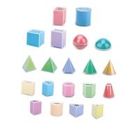 TTETTZ 20 Forme 3D, Solidi Geometrici, Creatività per La Scuola E Elementare