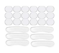 TTETTZ 24 Pezzi Drum Pads Silenziatori Silicone Pratici Riduzione Rumore Installazione Semplice Portabili Accessori Sostituzione Ammortizzanti Adatti per Pra