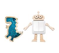 TTETTZ Accessori per La Lavagna Interattiva Giocattoli Giocattolo Educativo Caleidoscopio Giocattolo Dinosauro con Paillettes per La Camera Da Letto Scuola M, Stile a, Taglia unica