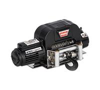 TTETTZ Argano in Metallo Telecomandato per Cingolati RC, Mini Argano Elettrico in Metallo, Aggiornamento per Parti di Camion 1/10, Nero