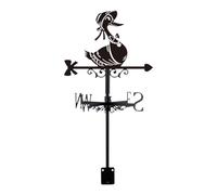 TTETTZ Bandierina Segnavento in Ferro, Accessori per Giardini, Indicatore del Decorativo Originale per Patio, Pergola, Tetto, Recinzione, Style D