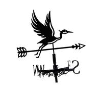 TTETTZ Bandierina Segnavento in Ferro, Accessori per Giardini, Indicatore del Decorativo Originale per Patio, Pergola, Tetto, Recinzione, Style C