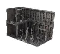 TTETTZ Base Portaoggetti Ad Incastro, Facile da Installare, Vetrina, Regalo di Compleanno, Portaoggetti Mobile, Porta Action Figure, Stile H