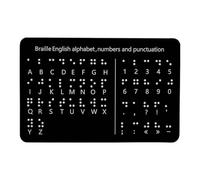 TTETTZ Braille Alphabet Board, Braille Learning Teaching Aid Educational Strumento per La Disabilità Visiva