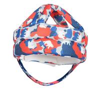 TTETTZ Casco per Bambini, Impara a Camminare, Assorbimento Degli Urti, Anticaduta, Protezione Morbida, Cappello per Bambini Da 8 a 36 Mesi, Ragazzi E Ragazze, Rosso Blu Bianco, Taglia unica bambino