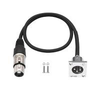 TTETTZ Cavo di Prolunga XLR Maschio a XLR Femmina per La Connessione di Apparecchiature Audio Tipo D