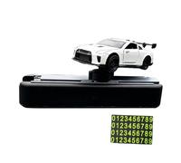 TTETTZ Centrotavola Modello Auto in Miniatura 1/64 con Contrassegno di Parcheggio per Uso sul Cruscotto, Bianco