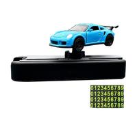 TTETTZ Centrotavola Modello Auto in Miniatura 1/64 con Contrassegno di Parcheggio per Uso sul Cruscotto, Blu