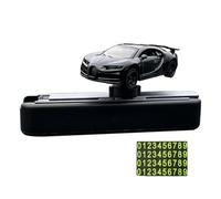 TTETTZ Centrotavola Modello Auto in Miniatura 1/64 con Contrassegno di Parcheggio per Uso sul Cruscotto, Nero