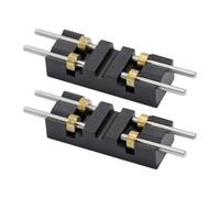 TTETTZ Cuscinetti a Rulli per Binari del Tapis Roulant Modello Treno Ho 1:87, 2 Pezzi