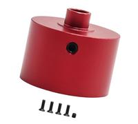 TTETTZ Differential Housing in Metallo Progettato per Auto RC 1/8 Carrier Case Cover Housing Favorendo La Gestione Termica Efficiente Ad, Rosso