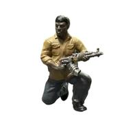 TTETTZ Figura Persone Modello Miniatura Resina Personaggio Realistico Dipinto a Mano Decorativo Robustezza E Precisione Adatta per Sand Table Scene Collezion, Style D