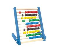 TTETTZ Giocattoli Educativi per Contare, Giochi di Matematica con I Numeri, Legno, Cornice per Contare, Materiali Manipolativi per L'apprendimen, Blu