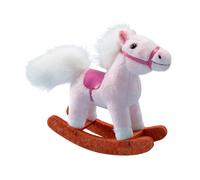 TTETTZ Giocattolo a Forma di Cavallo a Dondolo da 15 Cm, Ornamento per Divano, Grazioso E Tenero Animale di Peluche, Ideale Come Regalo di Compleanno per Bam, Rosa