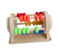 TTETTZ Giocattolo Leggero E Compatto per Lo Sviluppo Sensoriale, Ideale per Le Lezioni in Carrozza Ristorante. Tamburo Rotante, Coordinazione Durante Il Gatt, Abaco, Taglia unica bambino