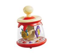 TTETTZ Giocattolo per Press per Carosello Infantile per L'impegno Sensoriale, Assistenza per L'apprendimento Portatile per Età 0-1, Rosso, Taglia unica bambino