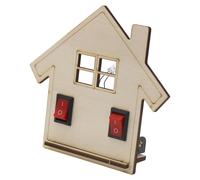 TTETTZ Giocattolo Tecnologico con Modello a Doppio Controllo, Materiale Fai da Te, Kit di Fisica di Base, Scienza in Legno per Bambini della Scuola