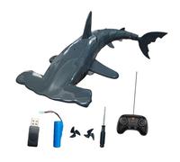 TTETTZ Giocattolo Telecomandato, Giocattoli Acquatici Telecomandati, Subacqueo, Robusto, Regalo di Compleanno, Facile da Usare, Simulazione Realistica, Grigio