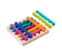 TTETTZ Gioco di Impilamento da Viaggio con Puzzle Arcobaleno per Apprendimento Interattivo E Divertimento