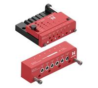 TTETTZ Guida per Trapano a Barra Tonda Centro per Barra Tonda Regolabile Precisione Robusto Metallo Modulo di Posizionamento Professionale Modellismo