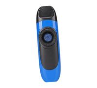 TTETTZ Kazoo Strumento a Fiato Unico Flauto Tascabile Membranofono Semplice Strumento per Feste Include Cordino E Membrane di Ricambio Adatto per Adulti, Blu