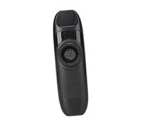 TTETTZ Kazoo Strumento a Fiato Unico Flauto Tascabile Membranofono Semplice Strumento per Feste Include Cordino E Membrane di Ricambio Adatto per Adulti, Nero