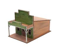 TTETTZ Kit Modello di Edificio Cittadino 3D Incompiuto Fai da Te, Facile da Montare, Layout di Scenari, Tavolo di Sabbia, Modello Architettonico, Negozio di Alimentari